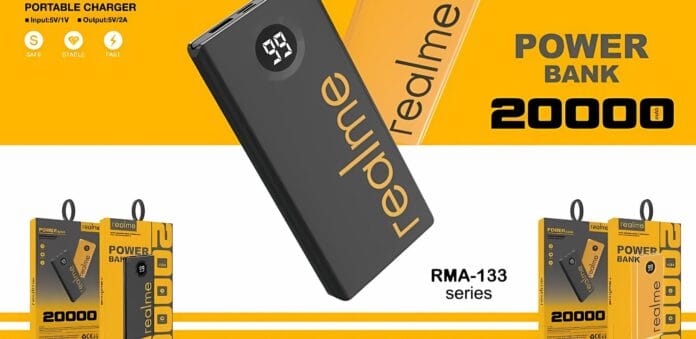 realme power bank 20000mah